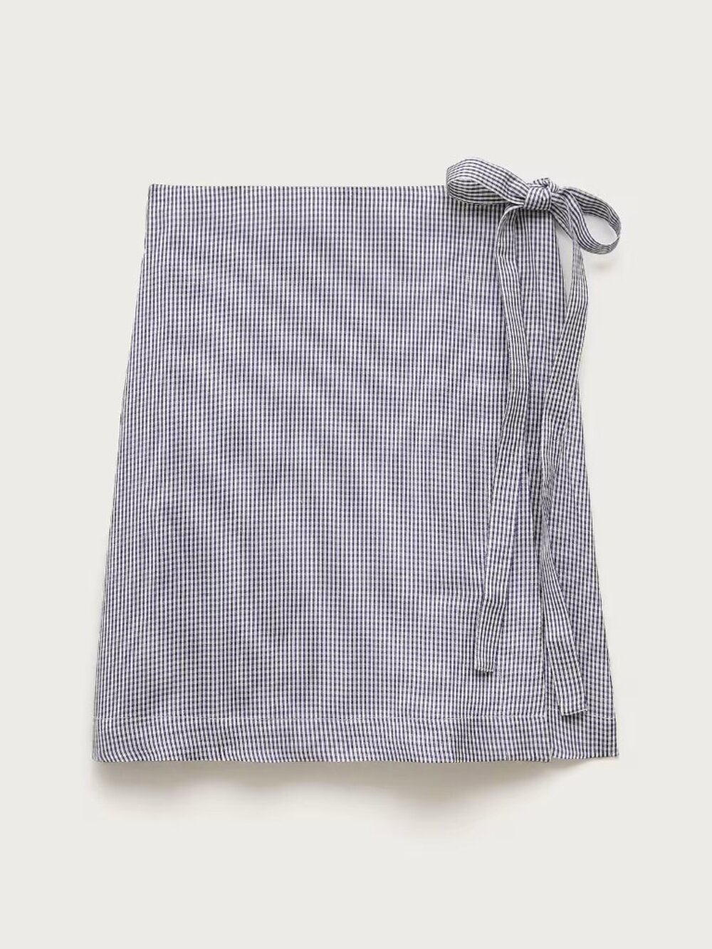 J.Crew Women's Size 20 Brilliant Indigo Faux-Wrap Skirt in Gingham 65%off Retail